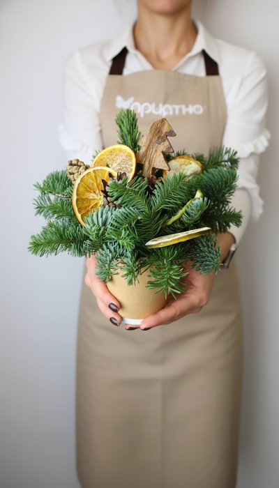 Новогодняя композиция № 1131