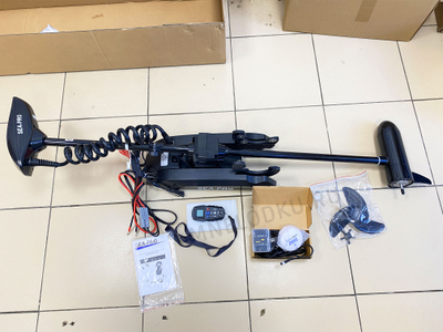 Носовой электромотор SEA-PRO 65L GPS черный ОПТИМА