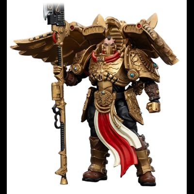 Легио Кустодес - Кустодий-венатар (Warhammer Horus Heresy) - КОЛЛЕКЦИОННАЯ ФИГУРКА 1/18  Legio Custodes Custodian Venatari with Venatari Lance (JT00799) - JOYTOY