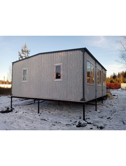 Модульное здание 6х9,6м "Стандарт-МДФ" (офис)