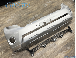 Бампер Toyota Prado 150 серебристый 2013-2017