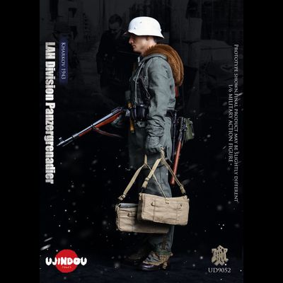 ПРЕДЗАКАЗ - Немецкий панцергренадер - Коллекционная фигурка 1/6 WWII LAH Division Panzergrenadier 1943 (UD9052) - UJINDOU ?ЦЕНА: 23300 РУБ.?