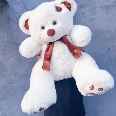 Плюшевый мишка 90 см бежевый Тони