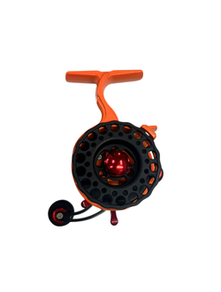 Катушка зимняя #K-10-OR Ø60мм., мультипликаторная, под левую руку.