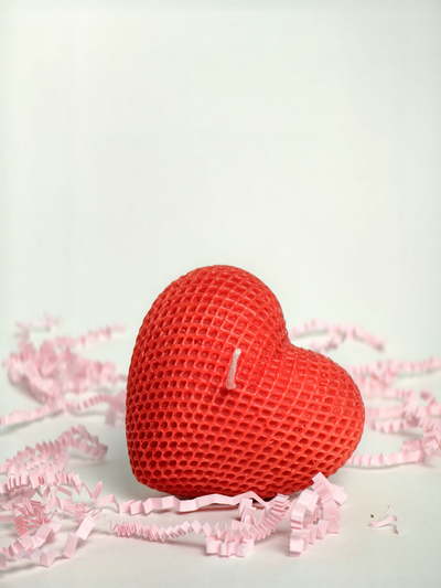 Свеча "Сердце" Красный