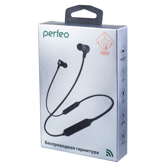 Perfeo наушники внутриканальные с микрофоном беспроводные BALANCE черный (PF_A4303)
