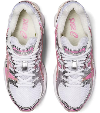 Asics Gel Nimbus 9 White Pure Silver Серебристые с розовым