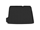 Коврик в багажник пластиковый (черный) для Citroen C4 hb (04-10) (10-Н.В.)  (Борт 4см)