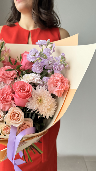 Букет 65 на день влюбленных