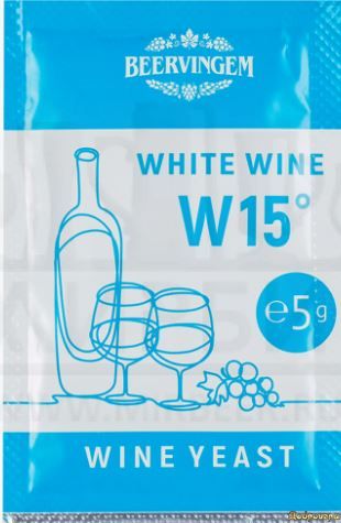 Винные дрожжи Beervingem White Wine W15, 5 г