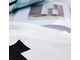 Комплект постельного белья Делюкс Сатин рисунок Плюсы L410 (2 спальный, Евро, семейный дуэт)
