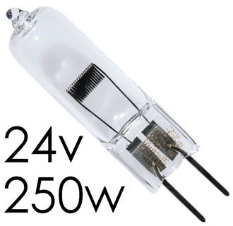Галогенная низковольтная лампа Osram Halogen Display Optic Lamp 250w 24v G6.35 Xenophot HLX 64655