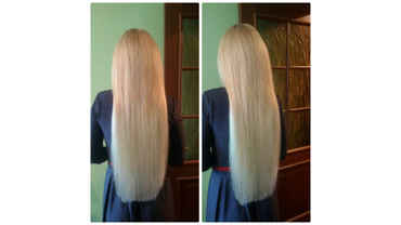 Наращивание волос премиум фото от нашей домашней студии Ксении Грининой 31