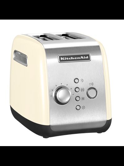 Тостер KitchenAid на 2 хлебца, кремовый, 5KMT221EAC