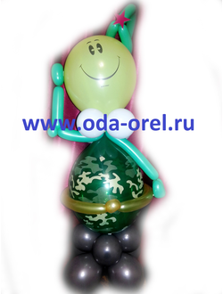 Фигура "Солдат в камуфляже"