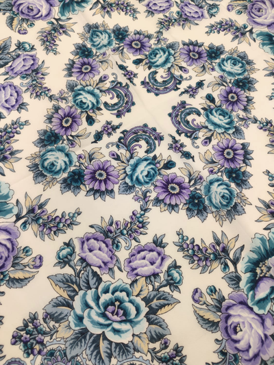 Павловопосадский платок На солнечной поляночке 2004-1