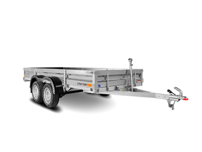 Прицеп «Спутник PRO» (3440x1440x330) оцинкованная рама, двухосный, с силовым подрамником, LED оптика