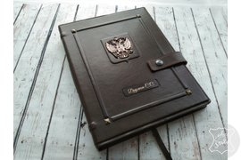 настольный именной ежедневник формата А4 с гербом России