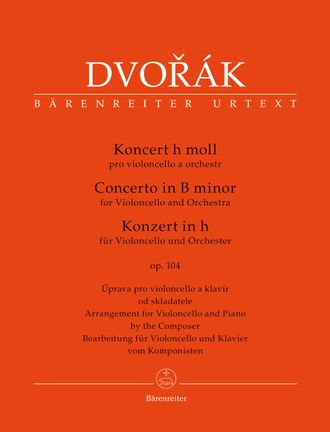 Дворжак, Антонин Концерт для виолончели с оркестром си минор соч. 104 Переложение для виолончели и фортепиано композитора