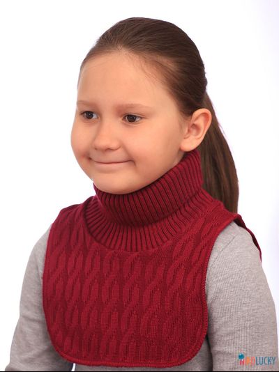 Манишка 23-34 подклад 100% полиэстер, размер 3 (от 5 лет) малиновый