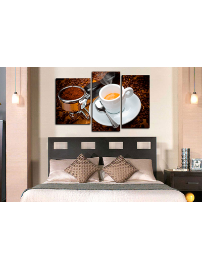 Модульная картина "Кружечка кофе"