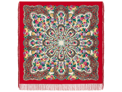 Павловопосадский платок Дни любви и цветов 2013-5