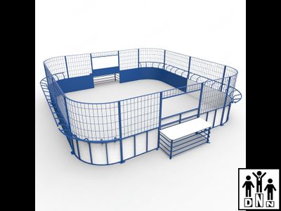 Панна площадка стальная квадратная с высоким бортом DNN