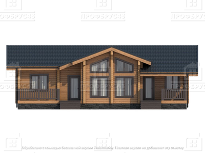 Дом из клееного бруса Алла, 126 м2