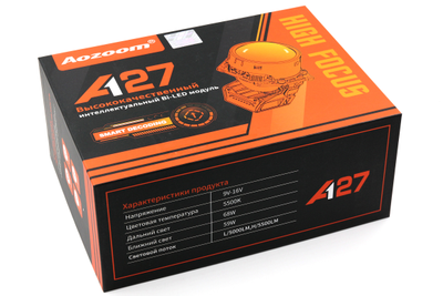 Билед модули Aozoom A27 2025 3.0 дюйма, 2 чипа, 5500K, 12V, 59W/68W, крепление 3R (комплект, 2шт)