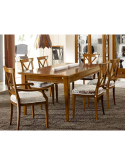 СТОЛ ОБЕДЕННЫЙ ПРЯМОУГОЛЬНЫЙ С ДВУМЯ РАЗДВИЖНЫМИ СТОЛЕШНИЦАМИ И МЕХАНИЗМОМ СИНХРОННОГО ОТКРЫВАНИЯ  (L180/270*P100*H79)  ART. 22.56 DESIDERI TOSATO