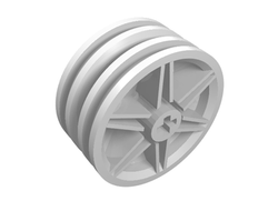 Wheel 30mm D. x 14mm, White (56904 / 4539270)