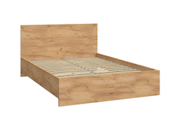 Спальня ВИКТОРИЯ - Кровать ВИ-31 (1400*2000) Дуб Крафт золотой