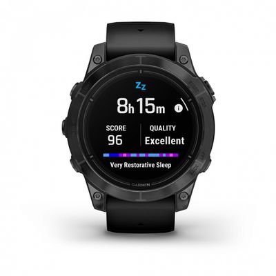 Умные часы Garmin Epix PRO (Gen 2) Standard Edition 47 мм, серый, черный ремешок