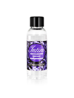 13011Масло-любрикант INTIM SILICON массажное 2 в 1 флакон 50 мл