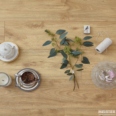 Ламинат Meister LD150 Дуб Лайт Чимси 6376 32 класс толщина 8 мм с фаской 2.550 м2