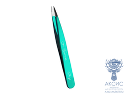 FreiAVIVER Точечный пинцет для бровей Sharp, зеленый