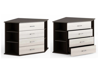 Комод угловой большой (Бр)