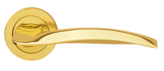Дверные ручки Morelli Luxury &quot;WAVE&quot; OTL Цвет - Золото