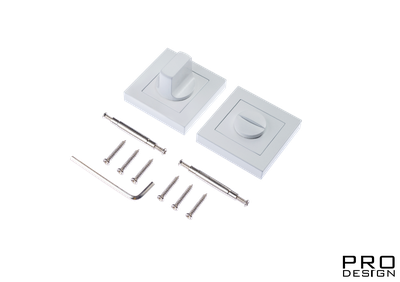 Фиксатор поворотный на квадратном основании WC Pro Design 489.60 Белый