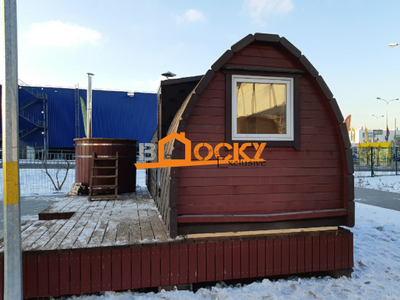 Банный комплекс Баня "Викинг"+купель+подиум