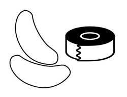 Изоляция нижних ресниц