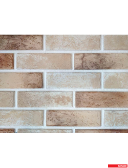 Кирпич Немецкий. Бежевый штукатур. Для фасадов и интерьеров. Кавка