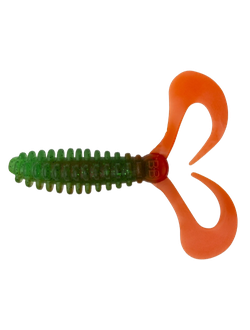 Приманка силиконовая Boroda Baits Phantom DT 135 303-Green/FL/Orange