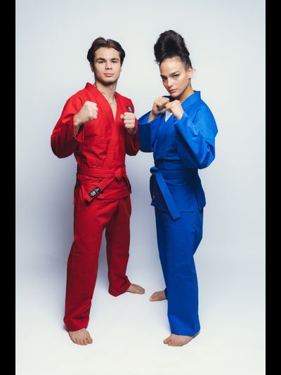 Кимоно для универсального боя UNIFIGHT BRAVEGARD Ascend красное