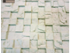 Декоративный камень под сланец Kamastone Шахматы 3Д мозаика 0912, светло-зеленый