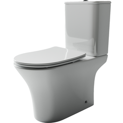 Унитаз-компакт Ceramicanova Fortuna CN9001 с микролифтом, безободковый