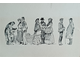 "Ямщик 1763 г." бумага акварель, тушь Бескаравайный В.М. 1960-е годы