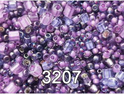 Микс бисера Toho 3207 (TX-01-3207) - КАВАЙ ФИОЛЕТОВЫЙ/ЗЕЛЁНЫЙ (10г)