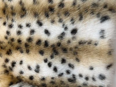 Ткань мех искусственный под рысь PL238
