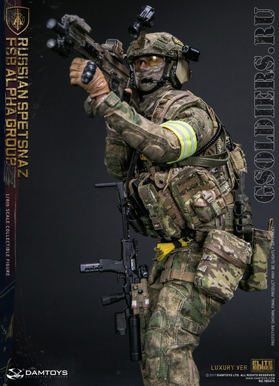 Купить онлайн коллекционную фигурку спецназ Альфа (российский спецназ 78047A) от DAMTOYS (DAM TOYS)